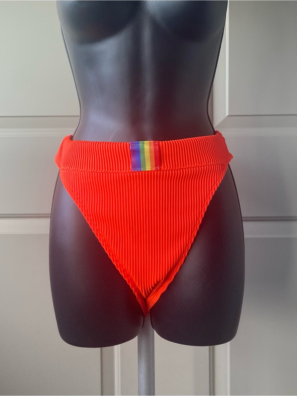 Hollister Neon Orange Swim bottom